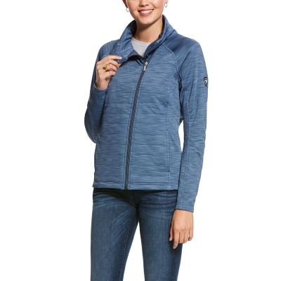 Ariat Western: Vanquish Full Zip Chaquetas Mujer - Azules (ZNJID4280)